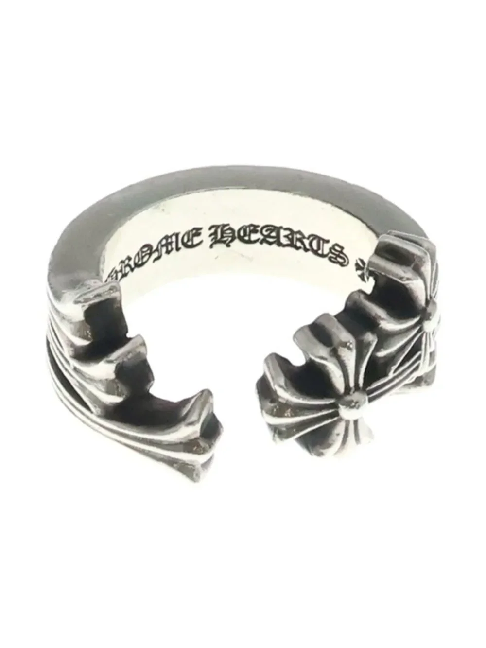 Chrome Hearts Cross Ring Silver